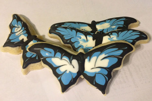 Butterfly sugar cookies