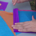 Tissue paper flower - Step 3